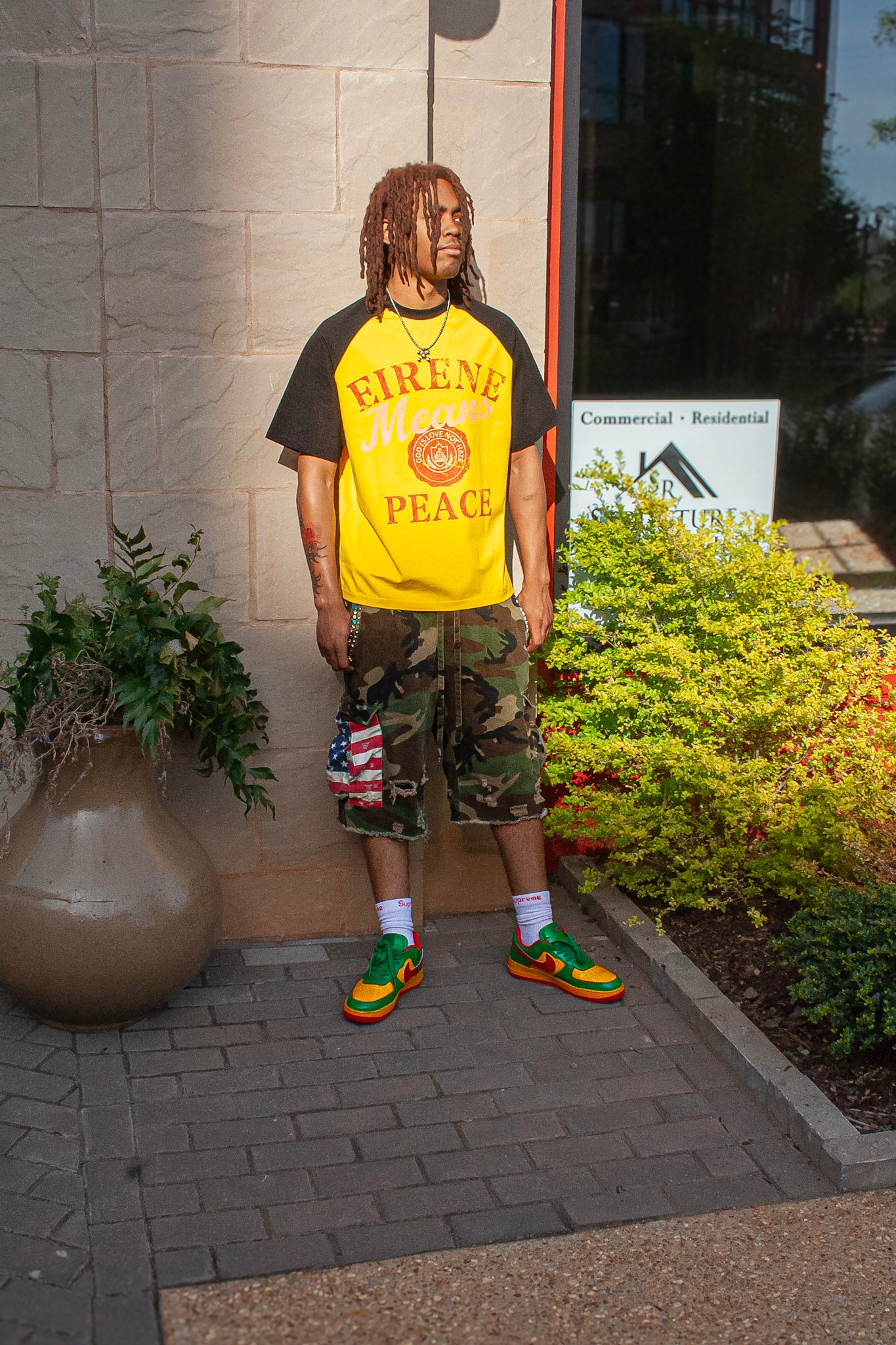 Black & Yellow "God Is Love" Tee