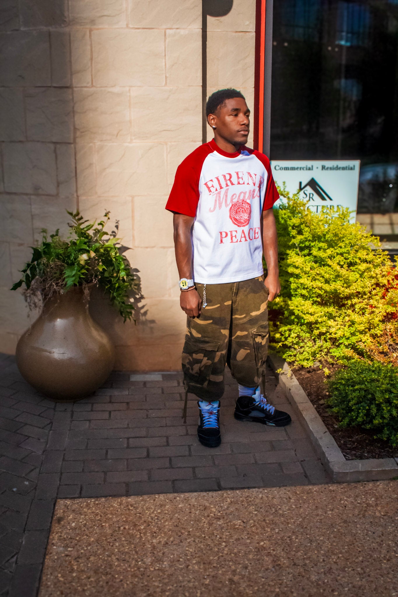 Red "God Is Love" Tee