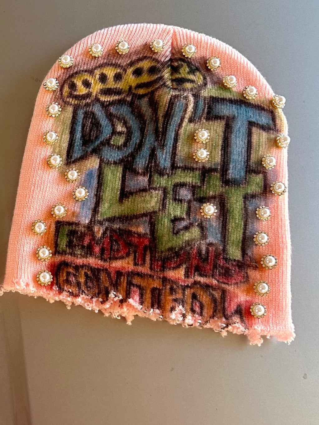 "Don't Let Emotions Control" Beanie