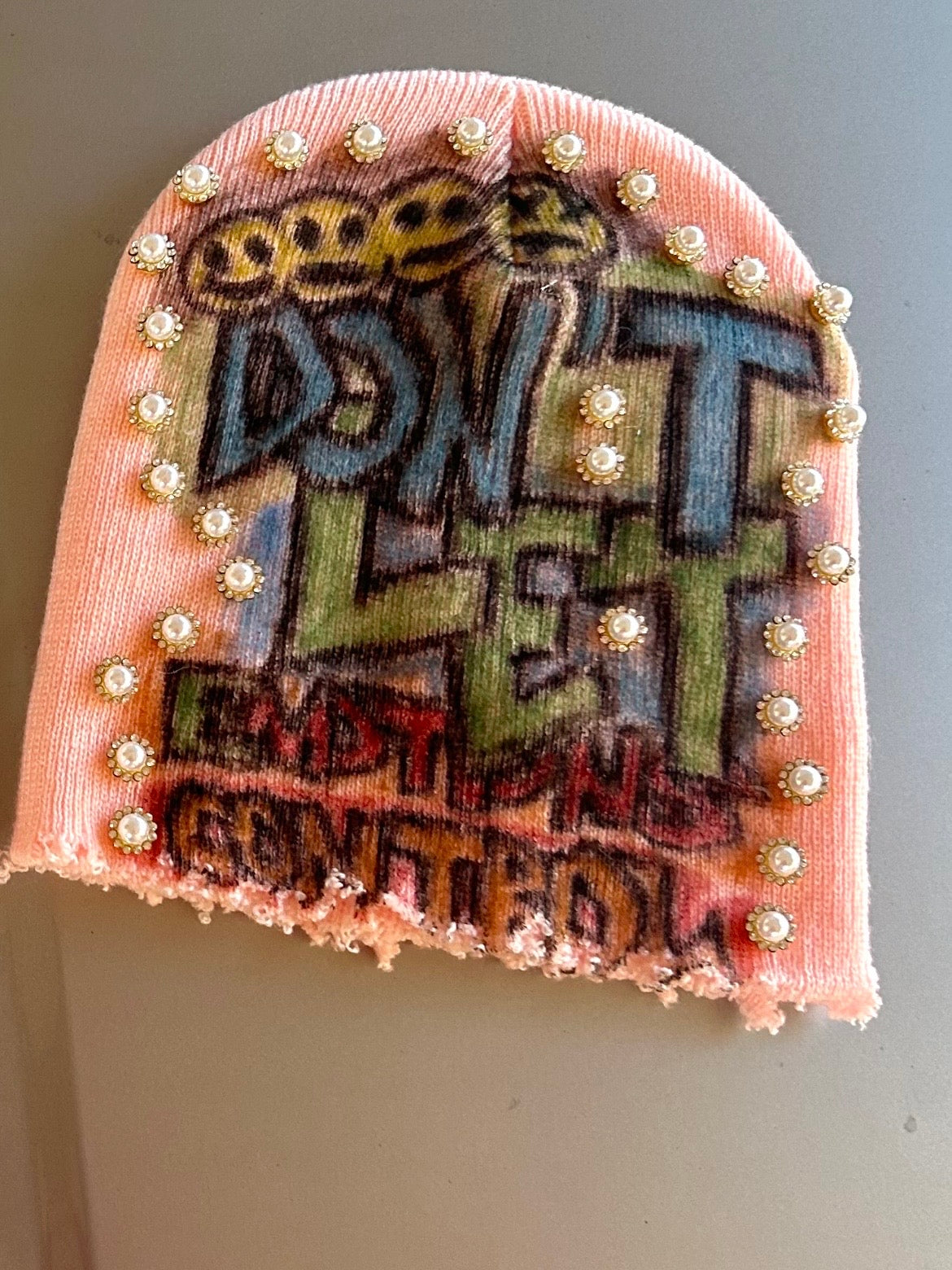 "Don't Let Emotions Control" Beanie