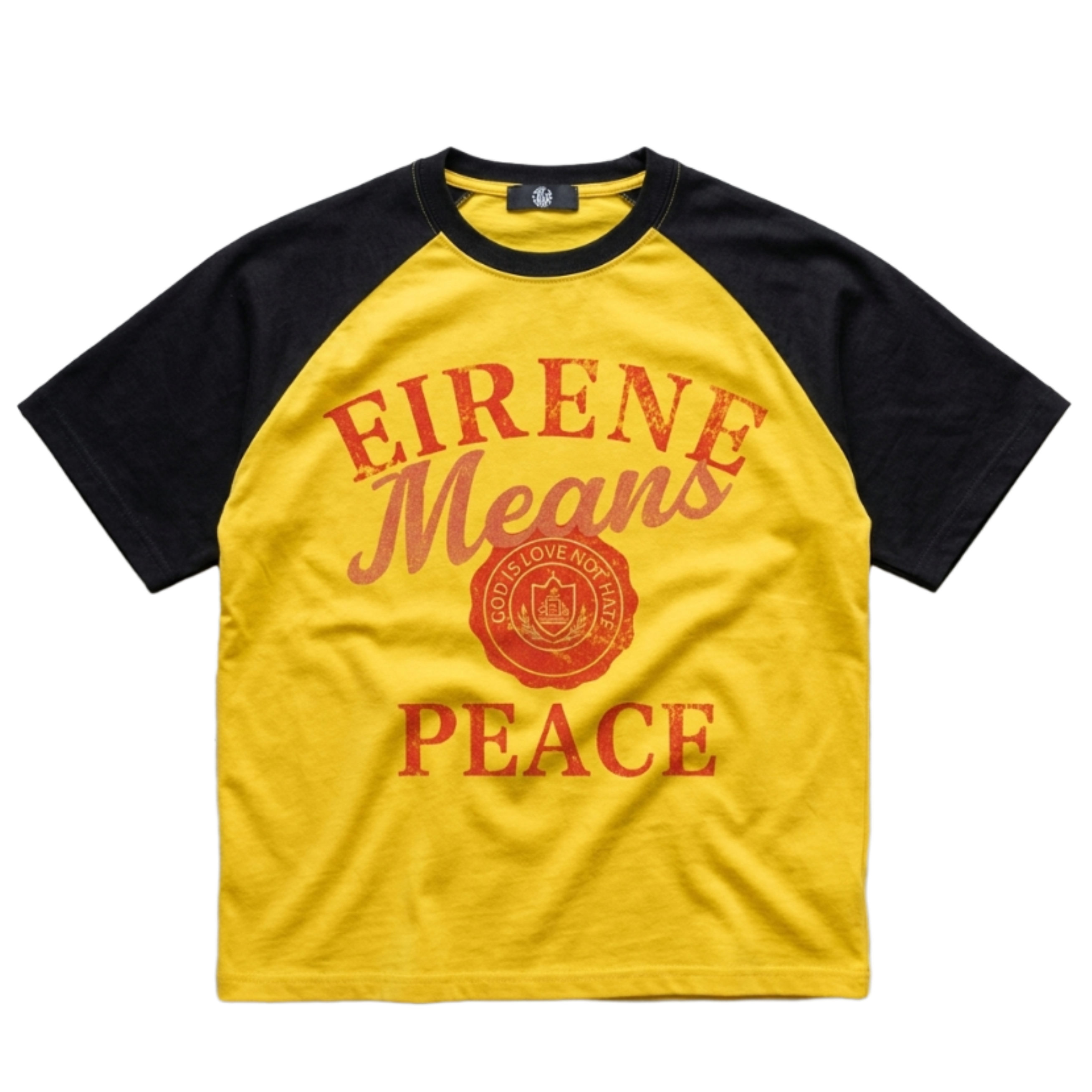 Black & Yellow "God Is Love" Tee